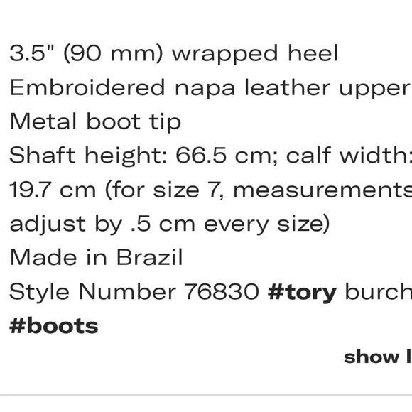 Tory Burch Over The Knee Boots - Picture 16 of 16